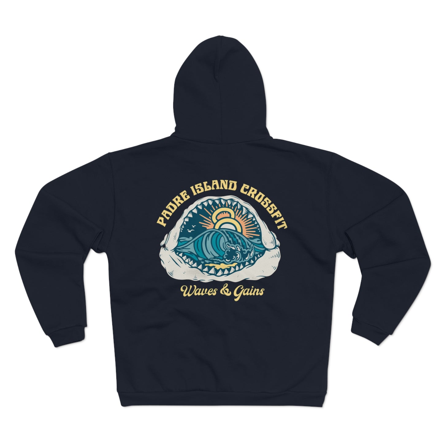 Shark Mouth Zip Up Hoodie