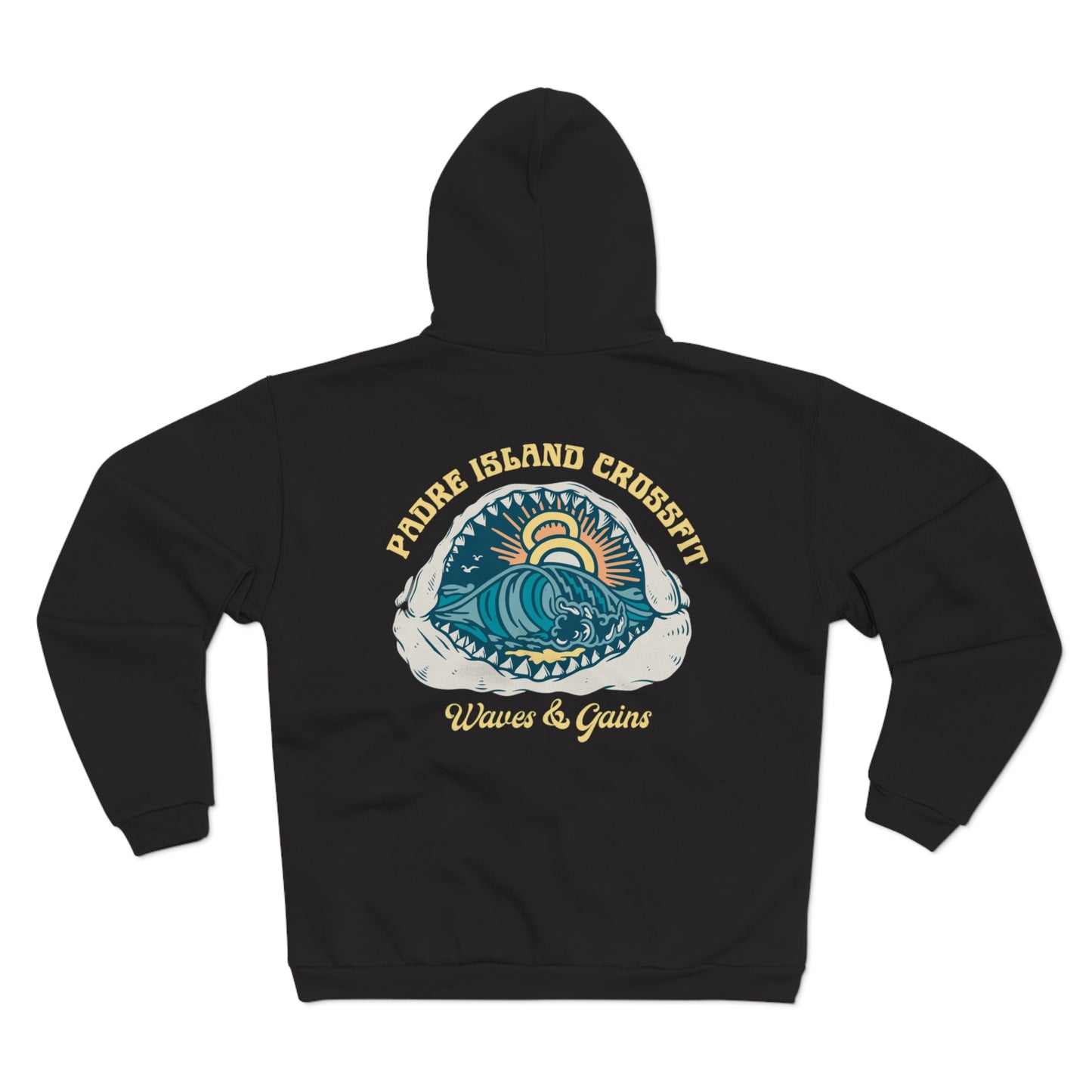 Shark Mouth Zip Up Hoodie