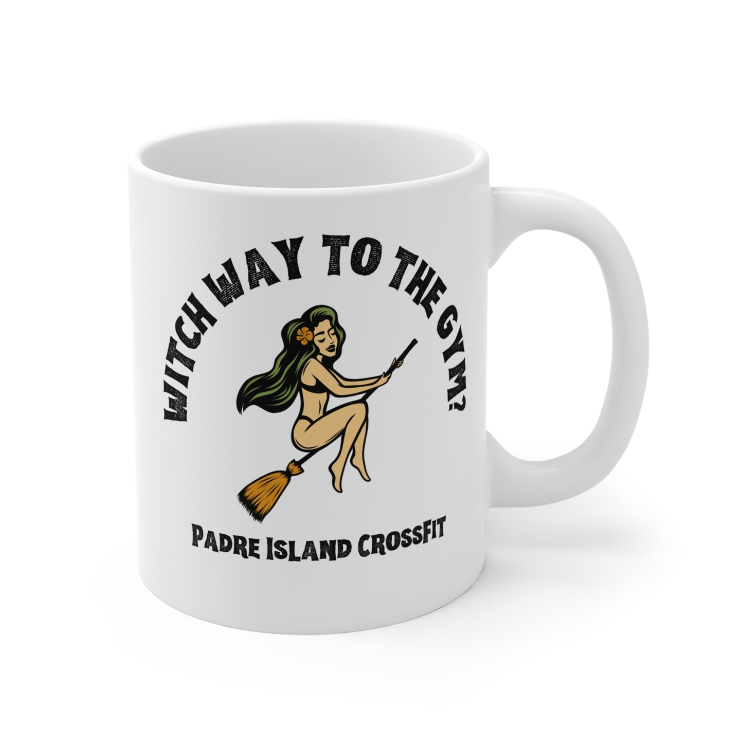 Witch Way to the Gym Coffee Mug