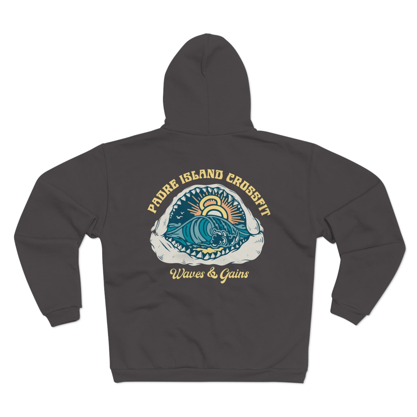 Shark Mouth Zip Up Hoodie