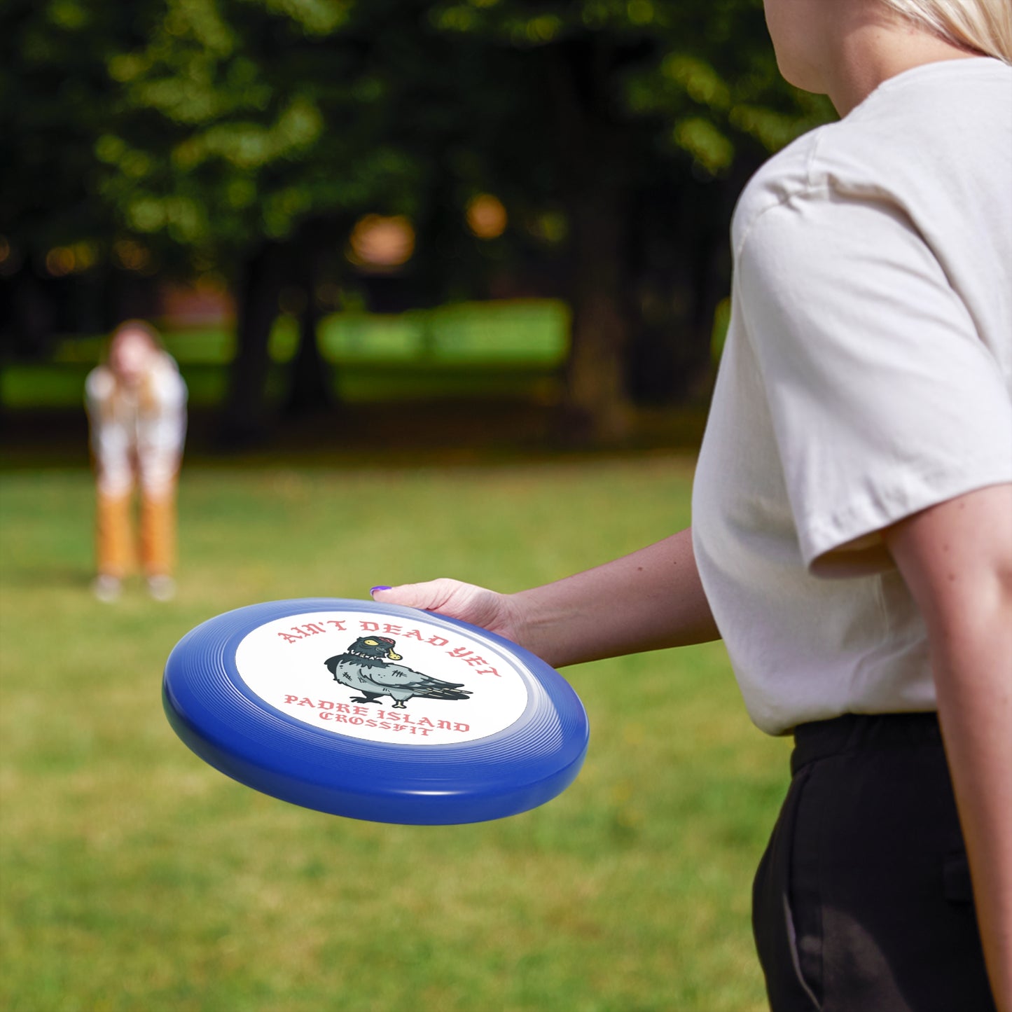 Zombie Pigeon Frisbee