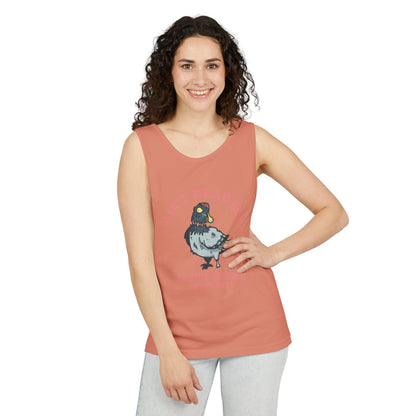 Zombie Pigeon Unisex Tank Top