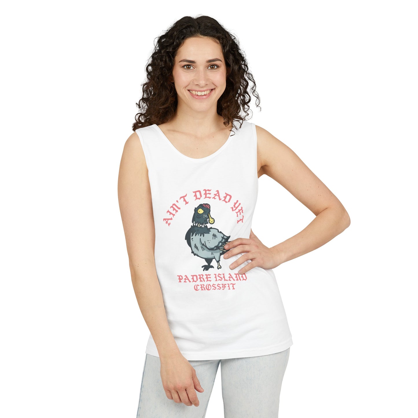 Zombie Pigeon Unisex Tank Top