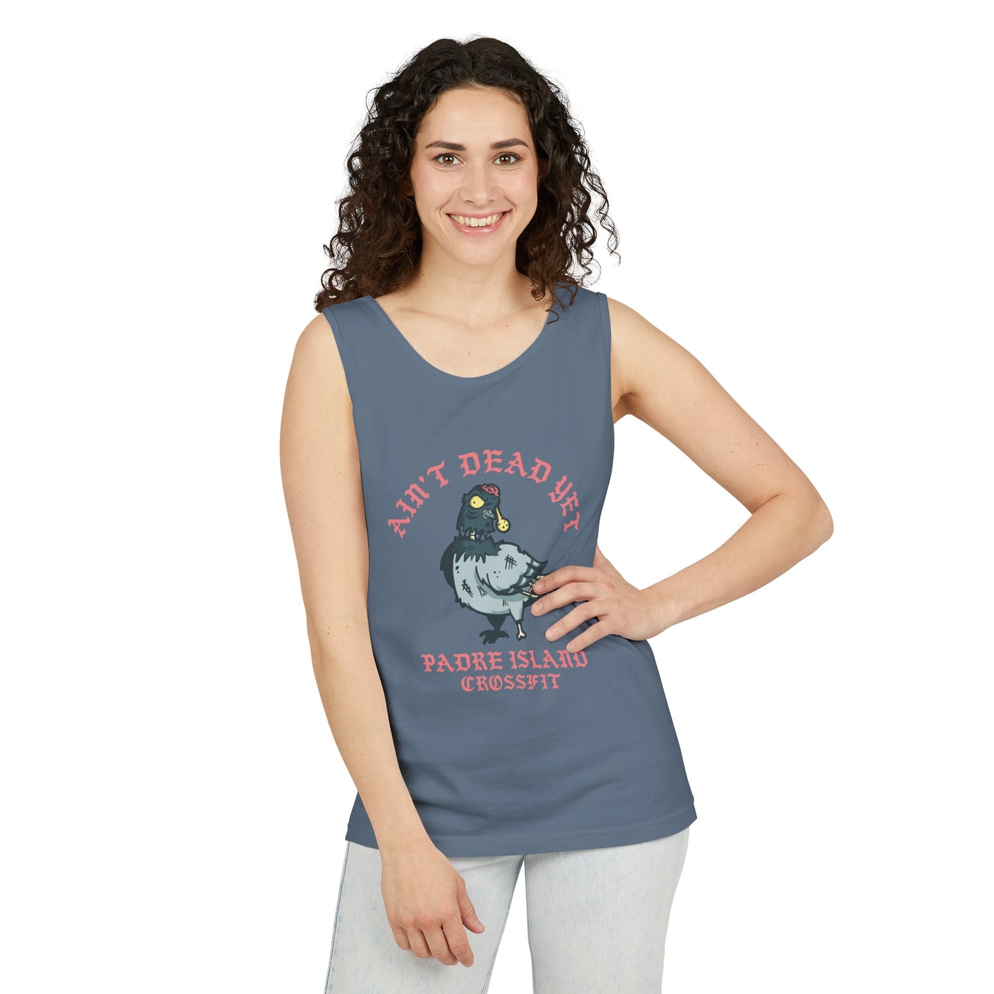 Zombie Pigeon Unisex Tank Top