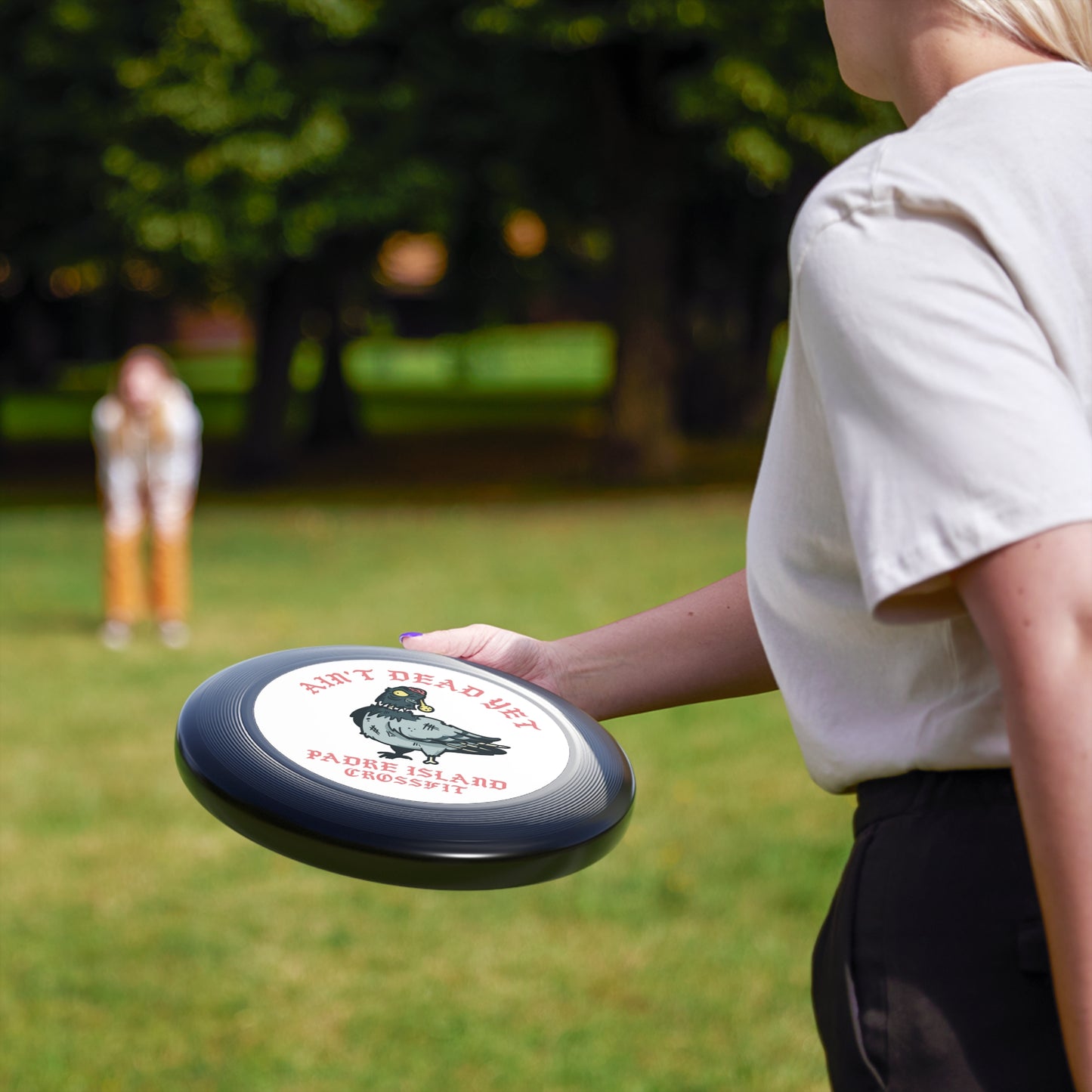 Zombie Pigeon Frisbee