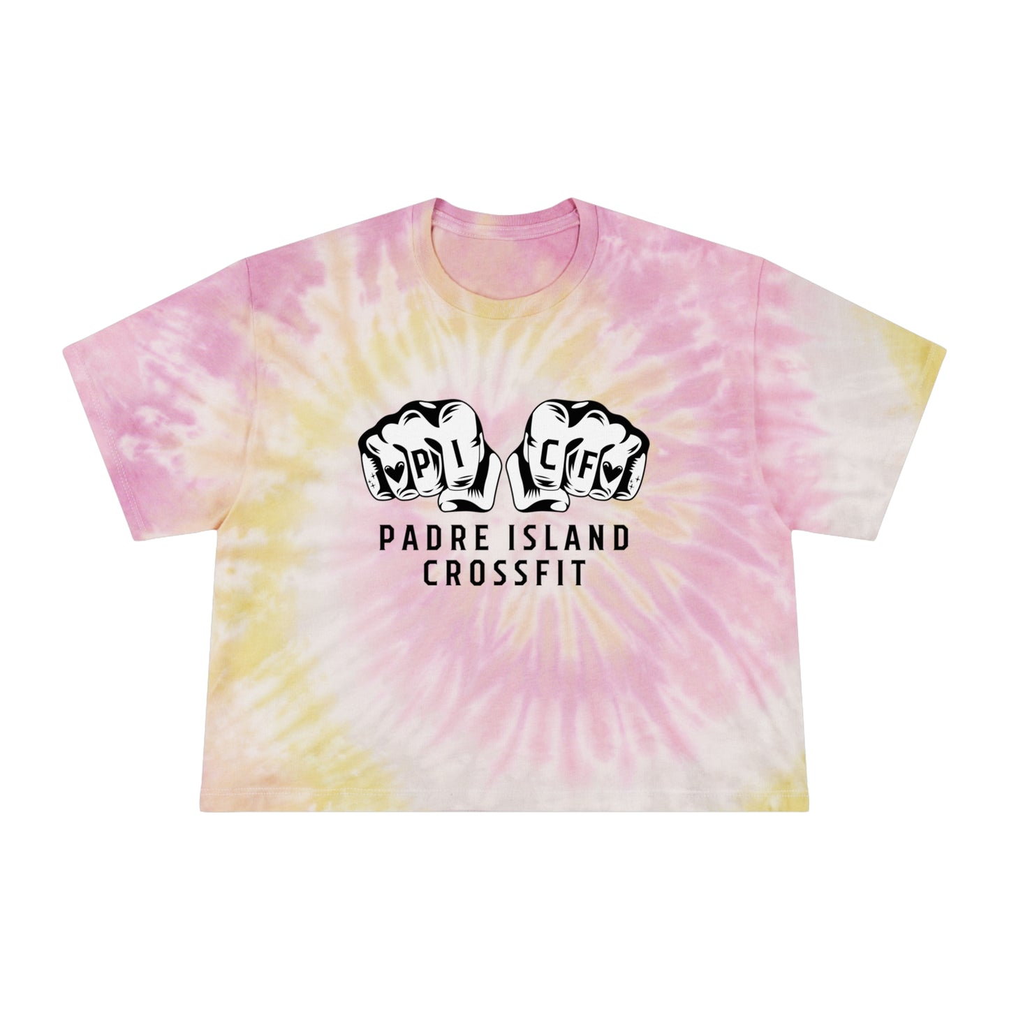 PICF Knuckles Tie-Dye Crop Tee