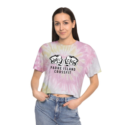 PICF Knuckles Tie-Dye Crop Tee