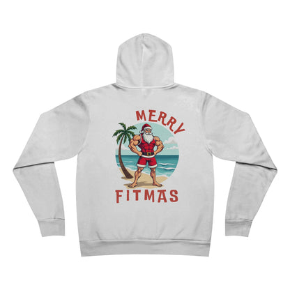 Merry Fitmas Pouch Hoodie