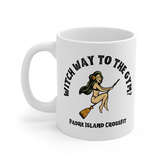 Witch Way to the Gym Coffee Mug