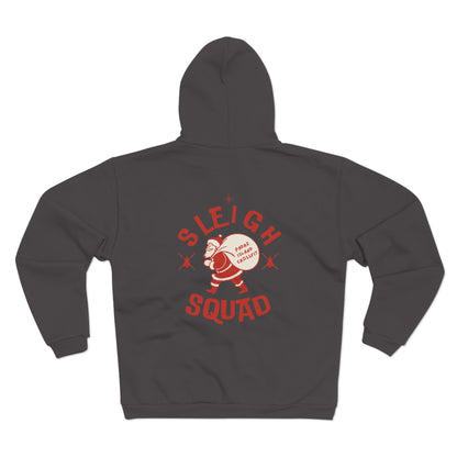 Sleigh Squad Zip Up Hoodie