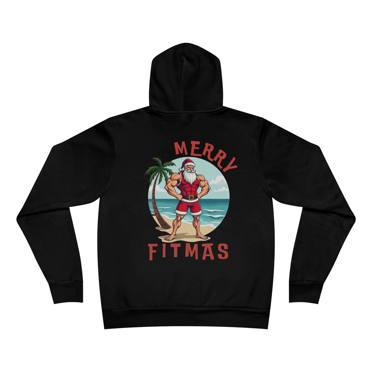 Merry Fitmas Pouch Hoodie