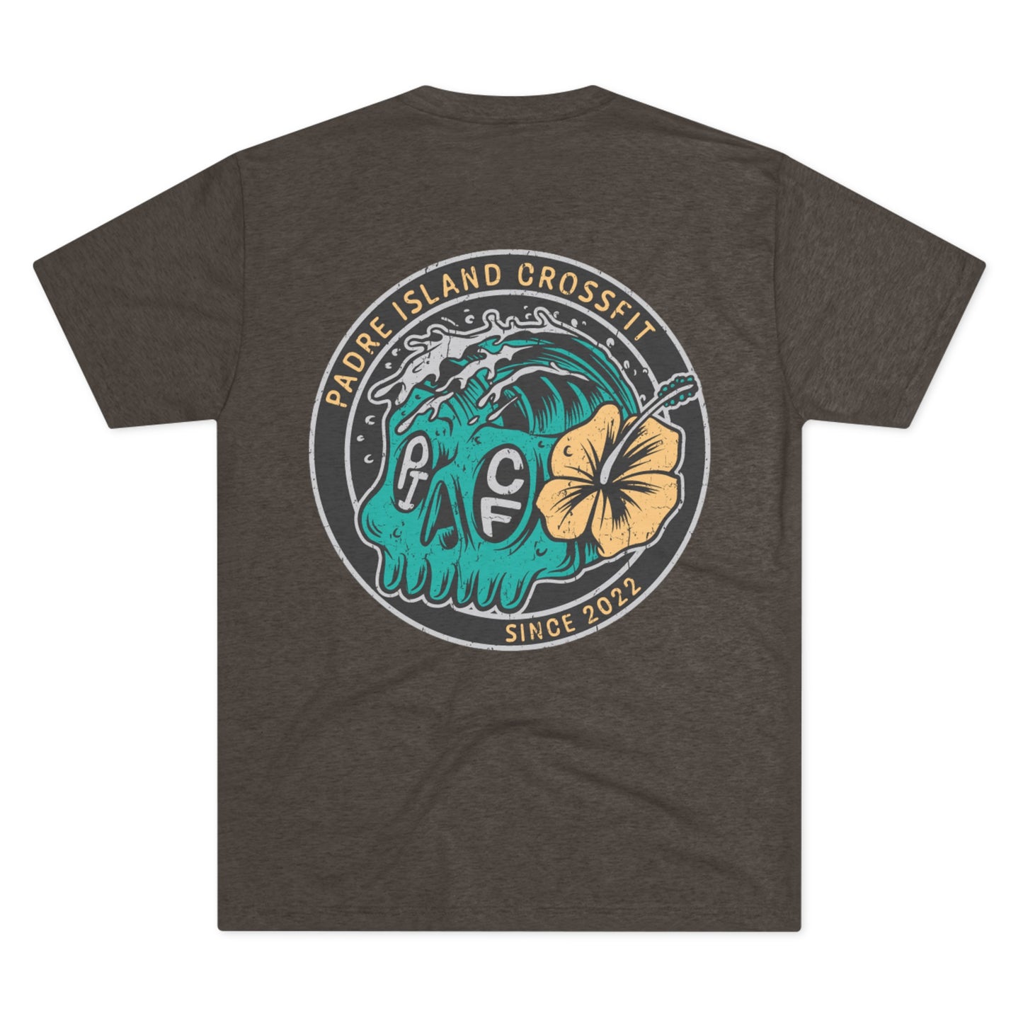 PICF Wave Skull Tri-Blend Tee