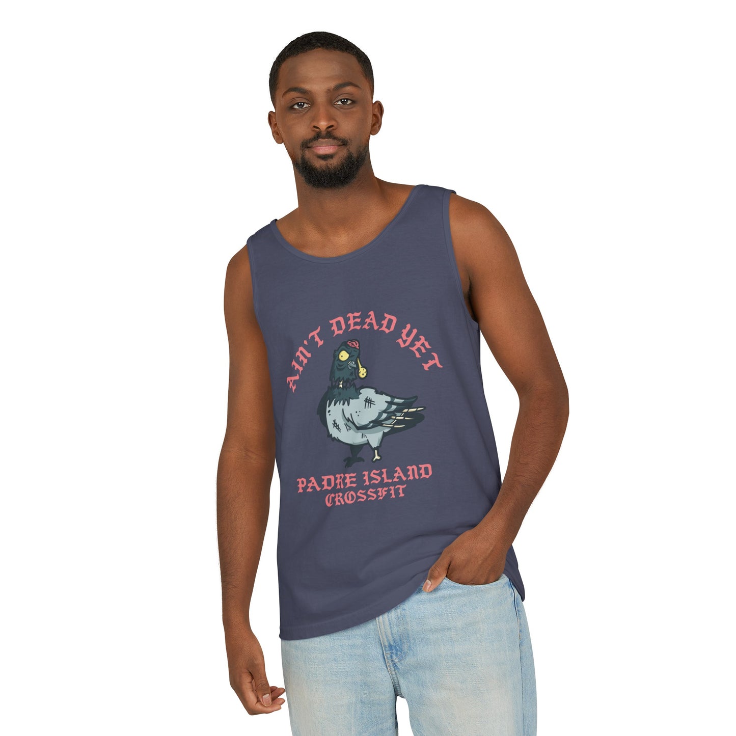 Zombie Pigeon Unisex Tank Top