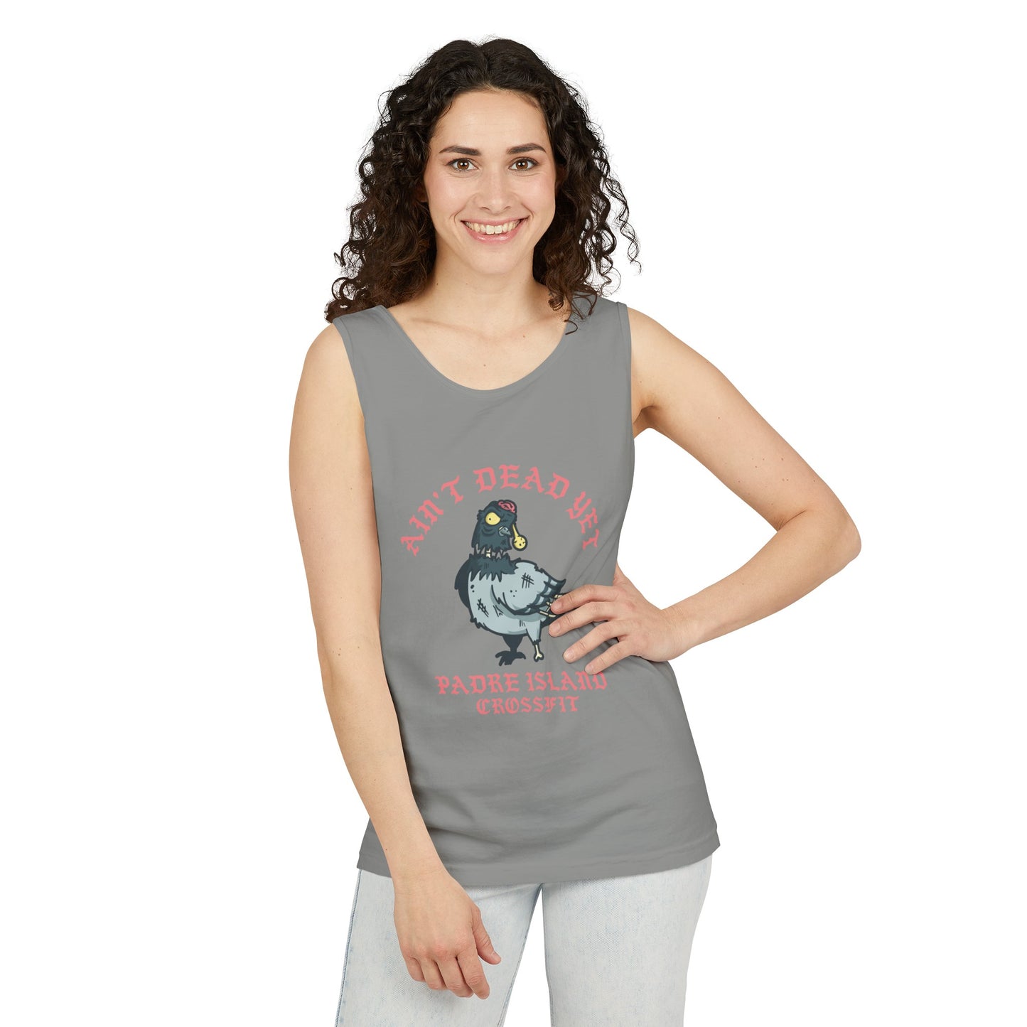 Zombie Pigeon Unisex Tank Top