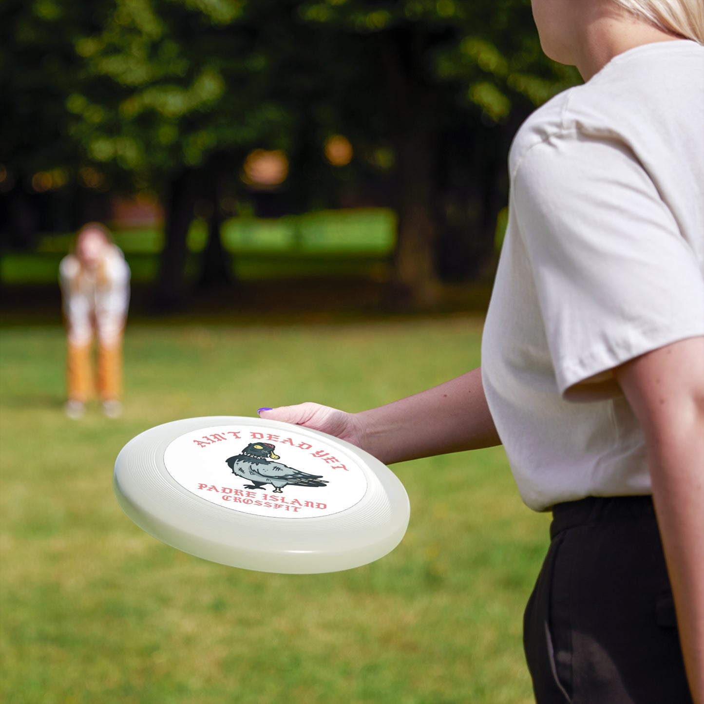 Zombie Pigeon Frisbee