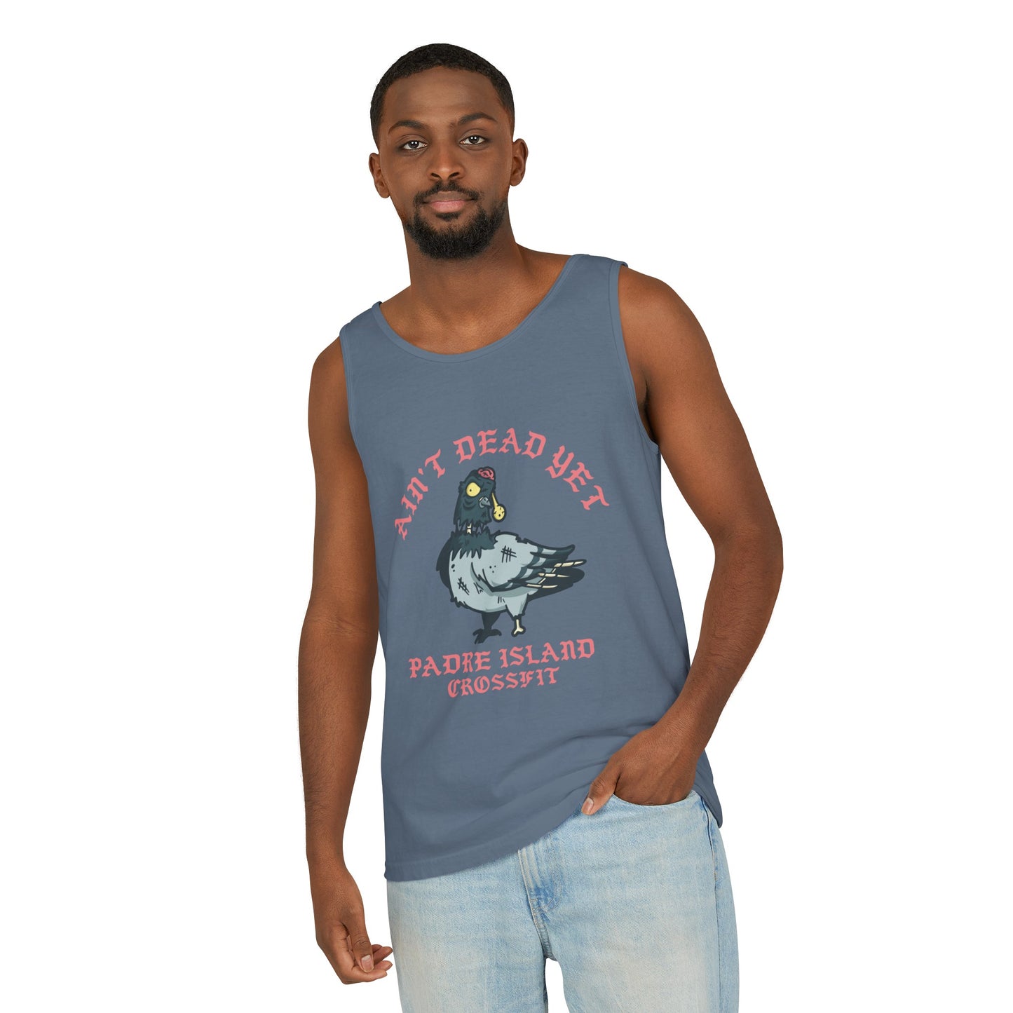 Zombie Pigeon Unisex Tank Top