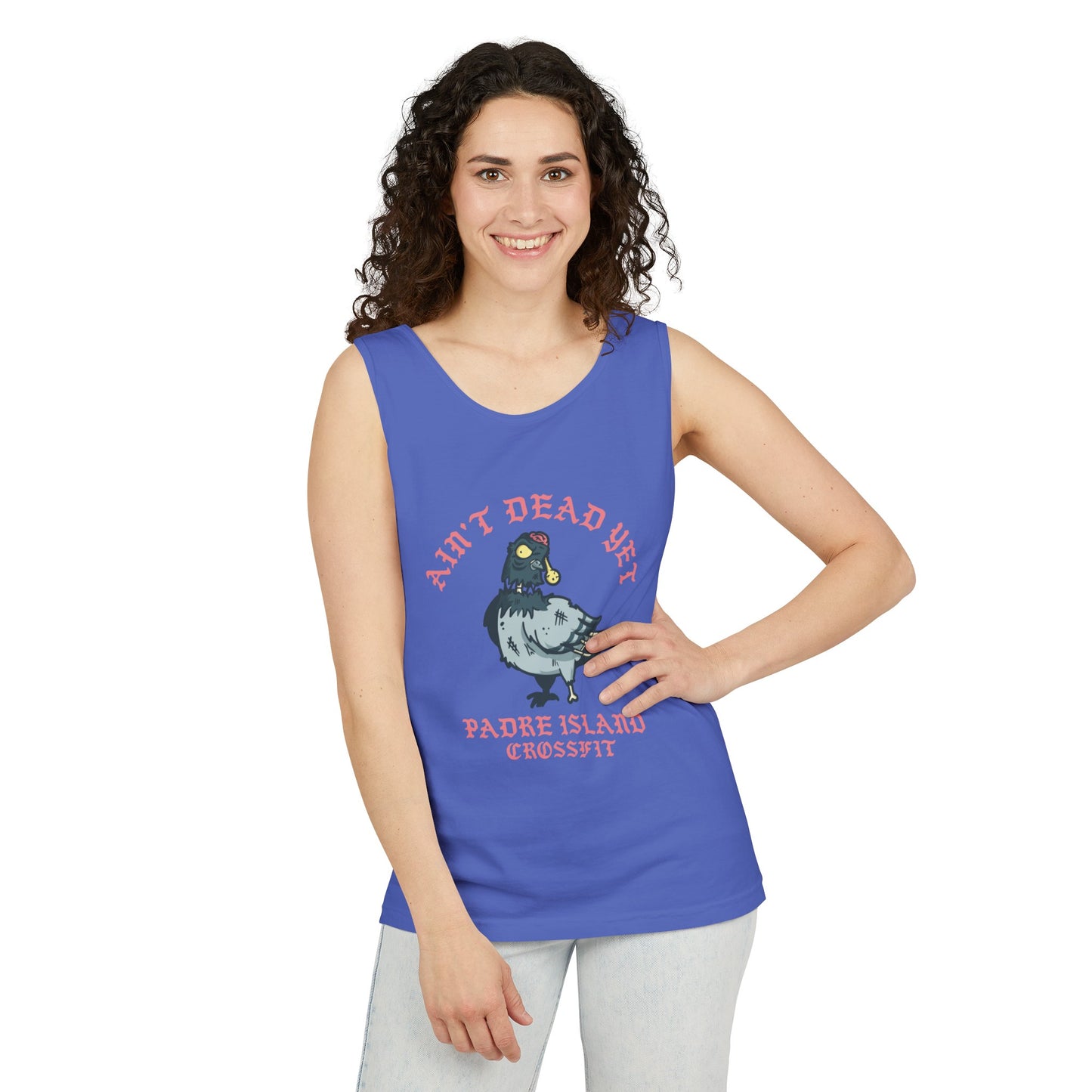 Zombie Pigeon Unisex Tank Top